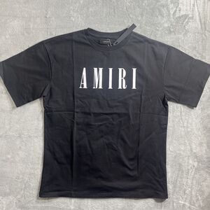 Amiri Shirt Mens Medium Black White Core Logo T Rock M Spell Out